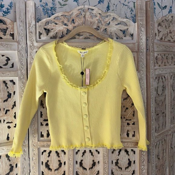 For Love And Lemons Tops New For Love Lemons X Vs Jolie Cardigan Poshmark